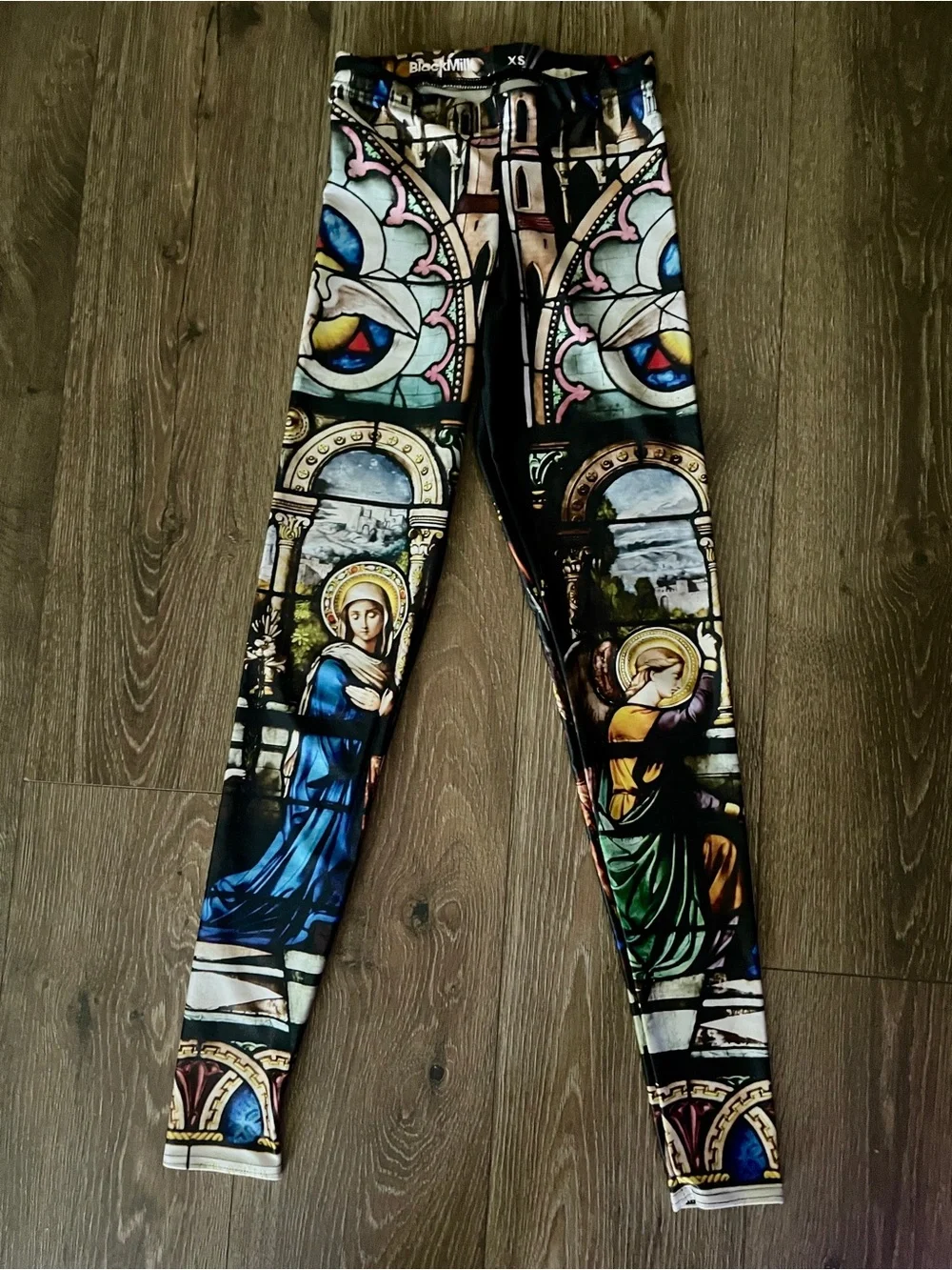 BlackMilk Stained Glass Leggings - Size XS - Picture 2 of 4